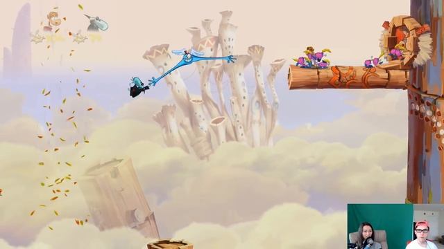 Совместное прохождение Rayman Origins 2 - Desert of Dijiridoos (Пустыня Диджириду) смотреть онлайн