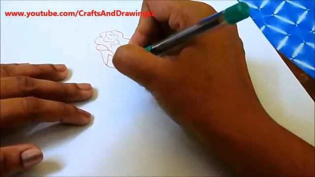How to draw a Rose Flower very easily.... смотреть онлайн
