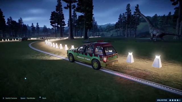 PANGEA PARK TOUR | NO fences, only LIGHTS | Jurassic World Evolution: Return to Jurassic Park смотреть онлайн