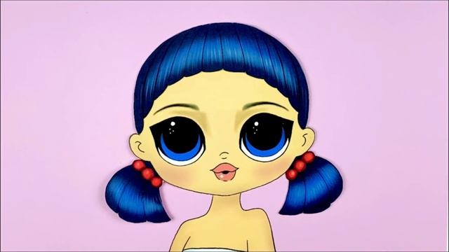 Squid Game Doll Tranformation into Ladybug - DIY Paper Dolls & Crafts смотреть онлайн