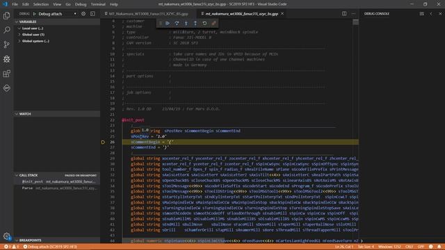 SolidCAM Post Processor Debugger using Visual Studio Code смотреть онлайн