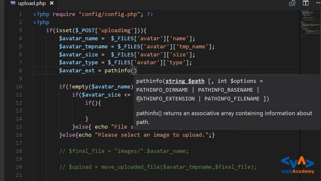PHP Secure File Upload | Learn PHP in Hindi Urdu | vishAcademy смотреть онлайн