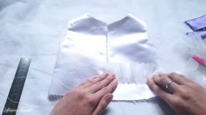 КАК ЛЕГКО СШИТЬ самой нарядное детское платье на 1 год с ярусной юбкой из фатина | sew baby dress М