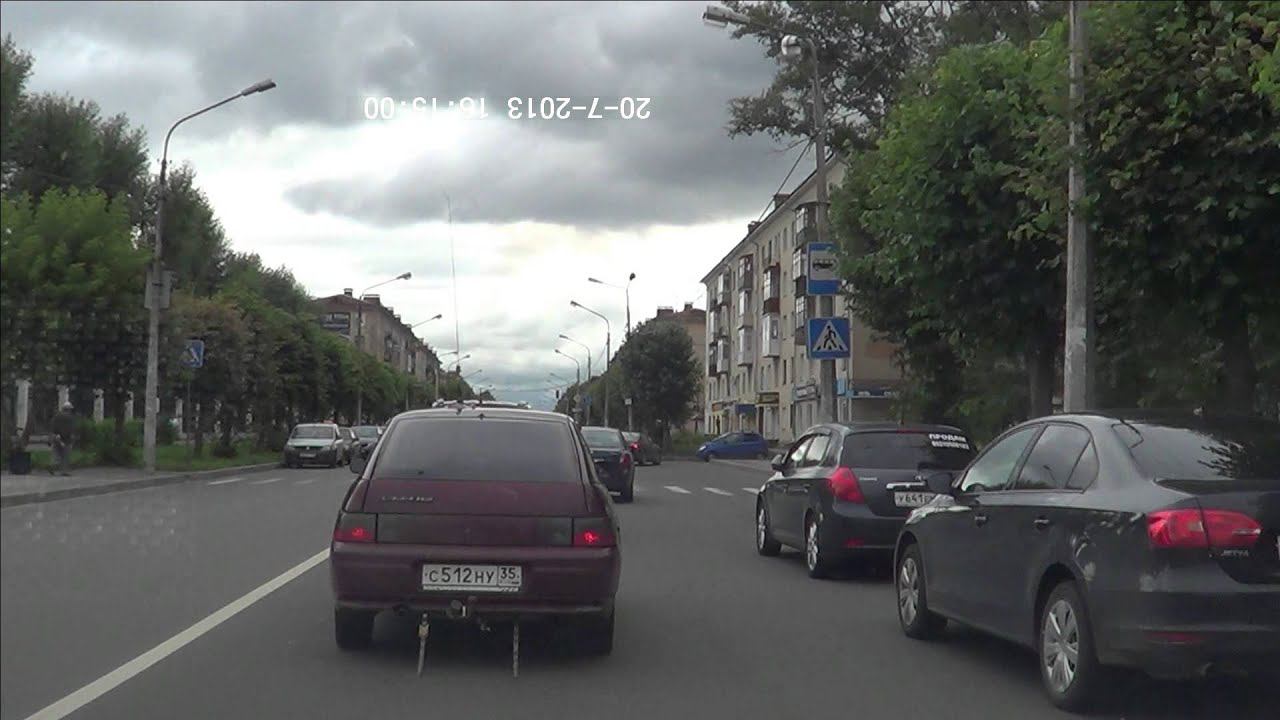 Поездки по Череповцу. Часть 5_9. смотреть онлайн