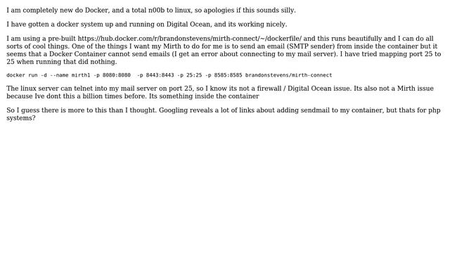 DevOps & SysAdmins: Sending mail from inside docker container смотреть онлайн