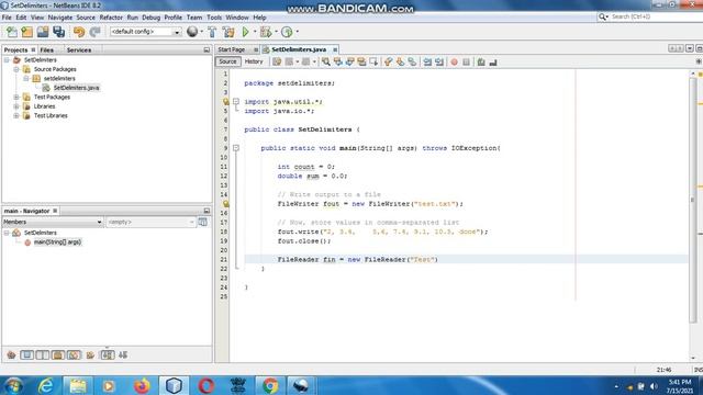 Java the complete Reference Ninth Edition (Chapter 19) Example (25) Set Delimiters смотреть онлайн