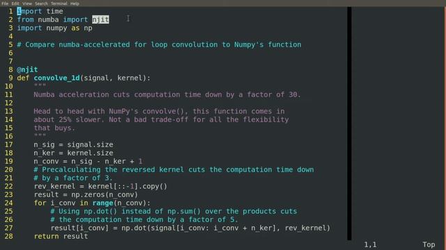 Implement 1D convolution, part 1: Convolution in Python from scratch смотреть онлайн