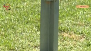 Монтаж Забивных Опор для  забора с помощью кувалды