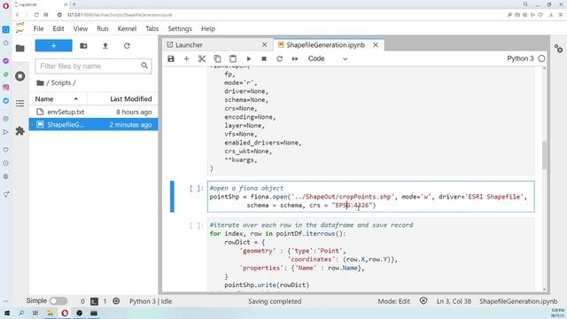 Cómo crear un shapefile de punto / línea / polígono con Python y Fiona - Tutorial смотреть онлайн