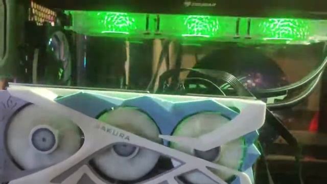 Yeston GeForce RTX 3080 Sakura Hitomi Flower Wedding-Подсветка2 смотреть онлайн