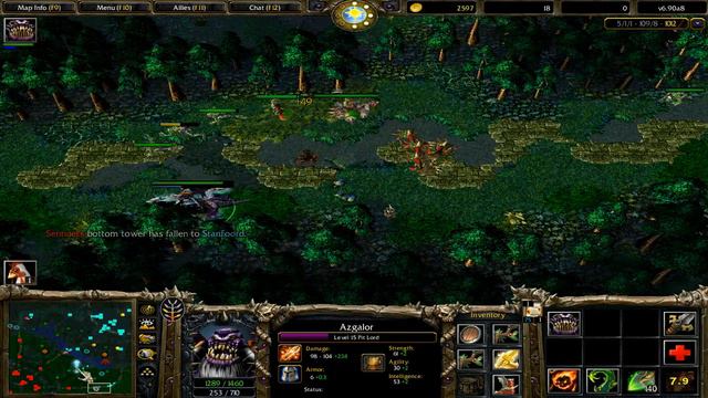 Dota 1 Azgalor - Pit Lord 1000 DAMAGE = 1 HIT KILL BEYOND GODLIKE смотреть онлайн