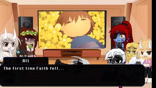 Undertale Reacts To Fallen Angel | Future Heart and Soul Crew смотреть онлайн
