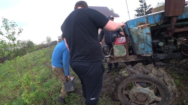 Трактор Т40 заводим после длительного простоя