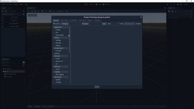 Pong Tutorial in Godot - Project Creation and Configuration смотреть онлайн