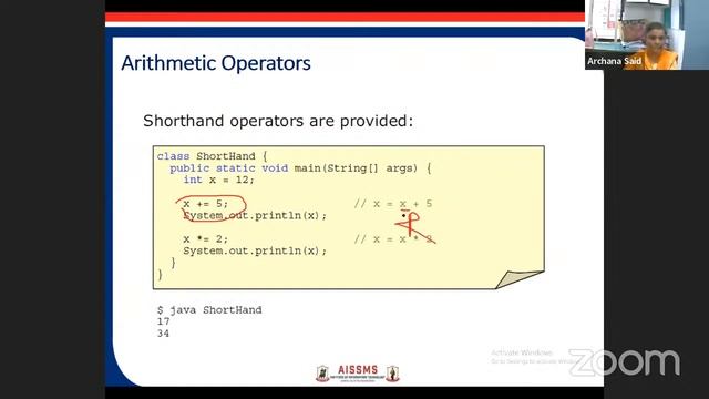 Java Programming by Mrs. Archana G Said смотреть онлайн