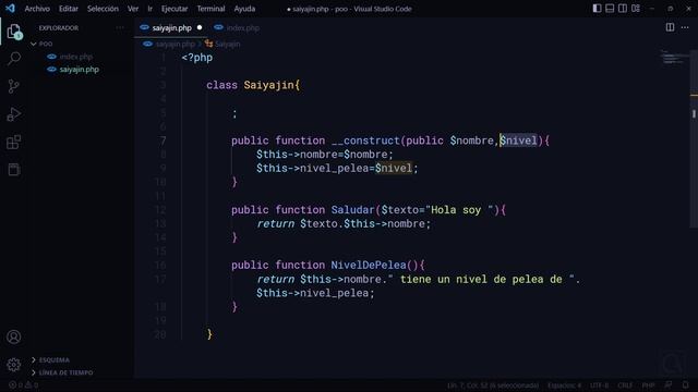 ? CURSO POO Con PHP Desde CERO - 07 CONSTRUCTOR PROPERTY PROMOTION En PHP 8 [EJEMPLO]