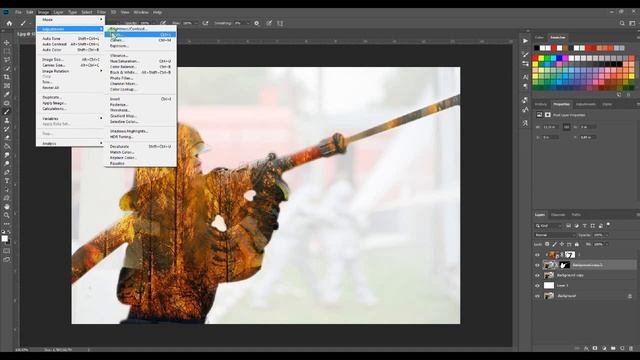 Double Exposure Effect - Photoshop Tutorial|Эффект двойной экспозиции смотреть онлайн