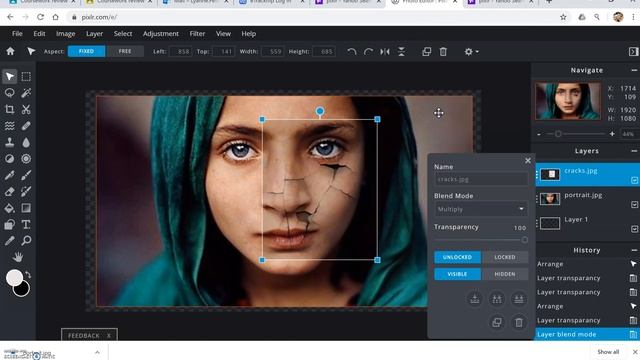 cracked face tutorial pixlr смотреть онлайн