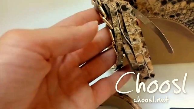 Балетки и сумочка из бежевого мульти — Choosl смотреть онлайн