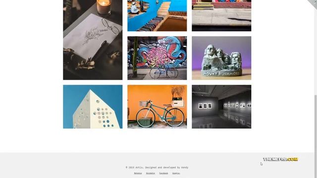 Honjo Minimal Portfolio Shop WordPress Theme TMT смотреть онлайн
