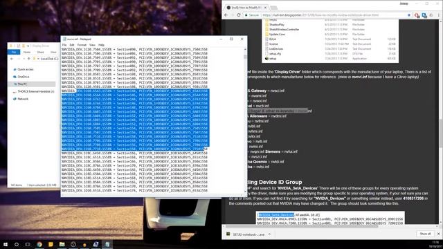 Upgrading laptop GTX 1060 | nVidia Driver mod on Win10. [tutorial... I guess] смотреть онлайн