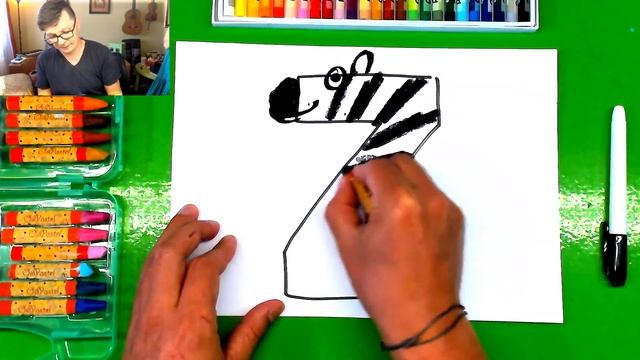 Z буква - Рисуем Зебру - учим английский алфавит смотреть онлайн