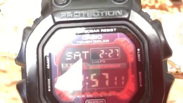 casio G Shock GX 56 bateria descarregada смотреть онлайн