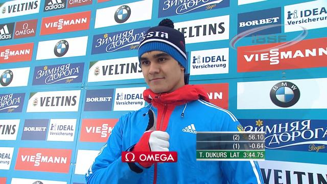 Martins Dukurs clinches his third World title | FIBT Official смотреть онлайн