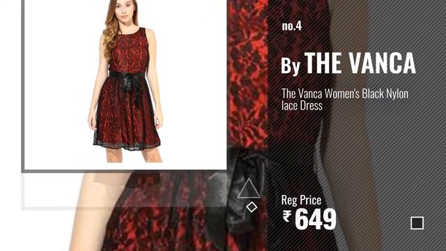 Top 10 The Vanca Dresses [2018]: The Vanca Women's Dress In Fuchsia Color With Lace At Sleeve And смотреть онлайн