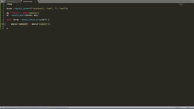 How to use AJAX w/JSON to Retrieve Comments from a Database смотреть онлайн