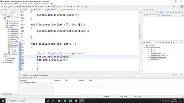 Union-Intersection Code Java (No Audio) смотреть онлайн