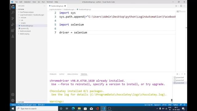 Facebook Login using Selenium in Python | Hindi | 2022 | Absolute Beginner смотреть онлайн