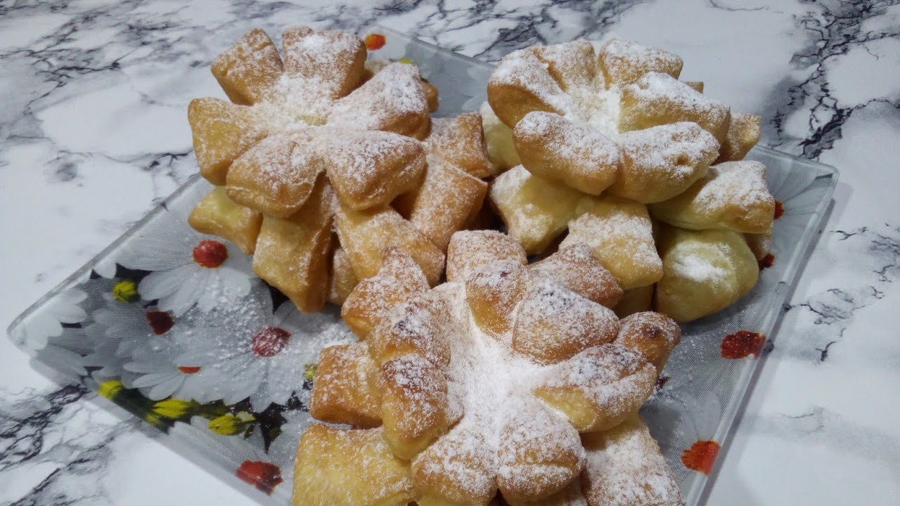 Рецепт хвороста. Хворост «Хризантема». смотреть онлайн