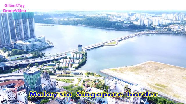 Drone DJI Mini 2 | Malaysia–Singapore border Johor Bahru смотреть онлайн