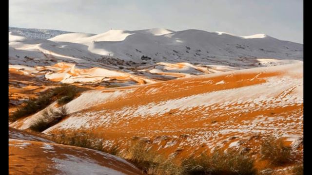 Sahara Desert covered in 15 inches of SNOW as freak weather blankets sand dunes смотреть онлайн