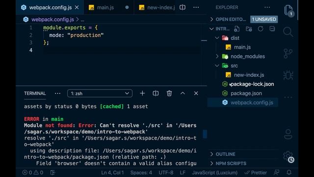 Part 2: Working with Webpack смотреть онлайн