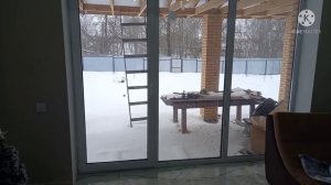 Панорамное окно, Витраж, большое окно на всю стену без конвектора и батарей.