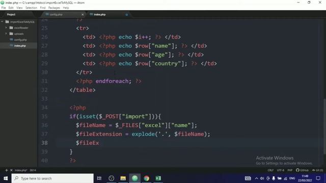 Import Data From Excel To MySQL Using PHP | PHP MySQL Excel Tutorial смотреть онлайн