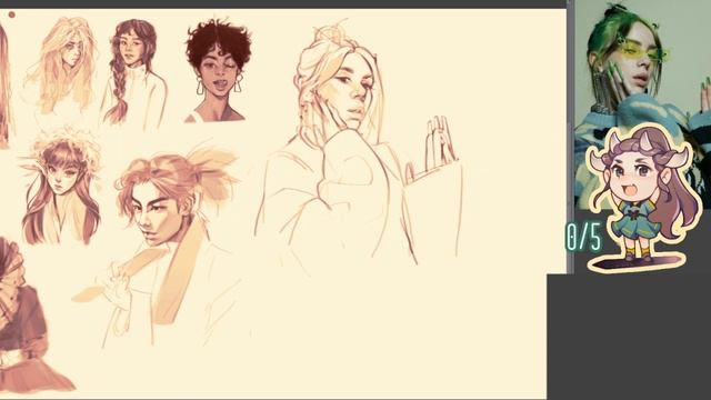 10 HACKS TO BREAK ART BLOCK: motivation tips for artists and art block ideas [ SPEEDPAINT ] смотреть онлайн