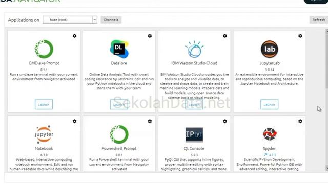 4. Menjalankan Bahasa Pemrogaman Python dengan Anaconda Navigator смотреть онлайн