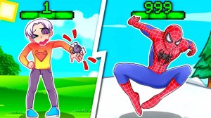 😨 Майнкрафт но МЫ СТАНОВИМСЯ ЧЕЛОВЕКОМ ПАУКОМ с Каждым Уровнем!