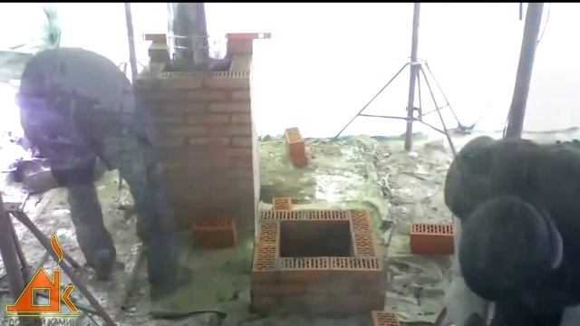 кладка кирпичного дымохода смотреть онлайн