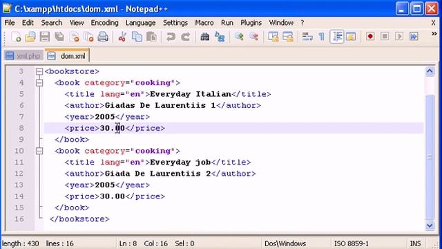 XML PART 15 PHP and SimpleXML смотреть онлайн