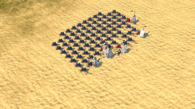 Stronghold Crusader 2|100 Pikeman vs 25 Templar Knights on horses смотреть онлайн