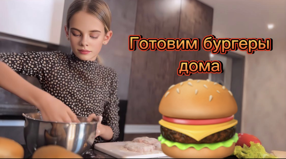 Готовим бургеры дома ? смотреть онлайн