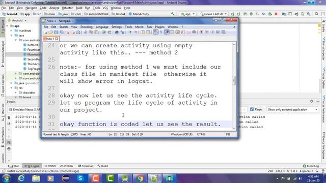 4. Android App Components | Activities | Fragments | Intents смотреть онлайн