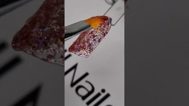 Замешиваем гель с блестками ? дизайн ногтей с блестками смотреть онлайн