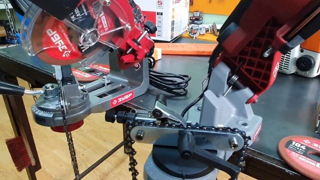 Станки для заточки цепей ЗУБР СЦ-300 и СЦ-200 - Надежно! смотреть онлайн