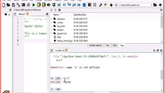 Python Spyder IDE || Editor Window || Object Inspector || IPython Shell смотреть онлайн