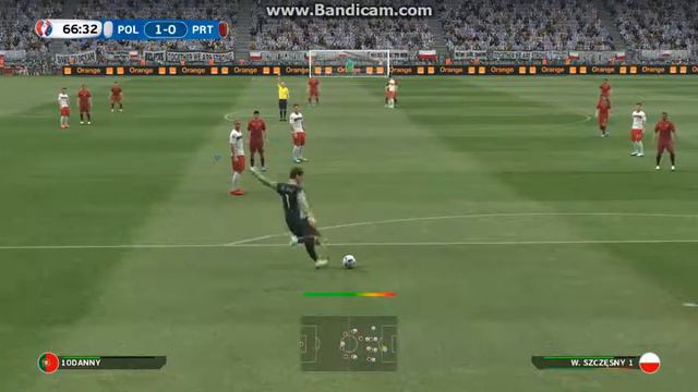 PES 16 Poland - Portugal . Euro 2016. Supermatch. Second time. смотреть онлайн